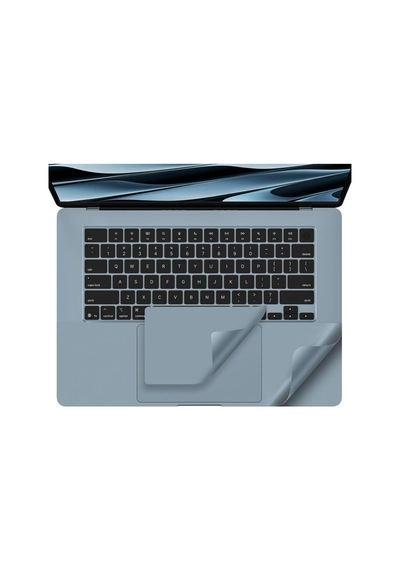 Macbook Air 13.6 İnç Trackpad Koruyucu Ve Palm Koruyucu A2681 A3113 A3240 A3449 Uyumlu M2 M3 M4 M5 Avuç İçi Koruma Seti Gök Mavisi Belirtilmemiş
