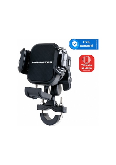 KNMASTER TT-870 Titreşim Önleyicili Motosiklet Telefon Tutucu