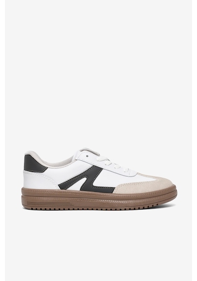 Tonny Black Rahat Kalıp Kauçuk Taban Bağcıklı Sneaker Kadın Beyaz Füme Sneaker Tbtyldz005 Beyaz - Füme