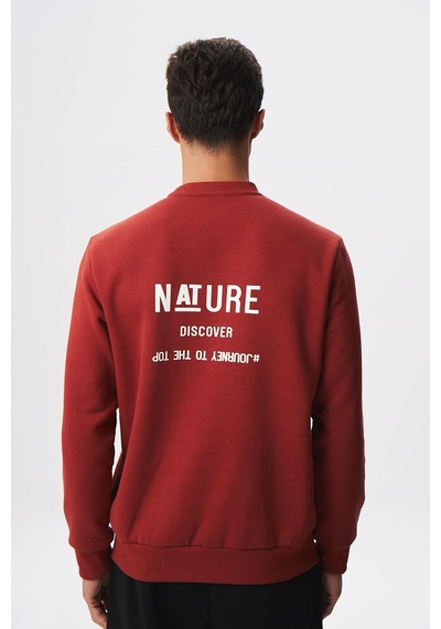 AR-MA Arma Baskılı Yazılı Regular Fit Şardonlu Erkek Bisiklet Yaka Sweatshirt K28124602901 Koyu AR-MA Arma Baskılı Yazılı Regular Fit Şardonlu Erkek Bisiklet Yaka Sweatshirt K28124602901 Koyu