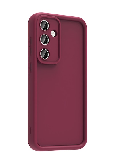 Samsung Uyumlu Galaxy S25 Fe Kılıf Kamera Korumalı Zore Ananas Kapak - Siyah Siyah
