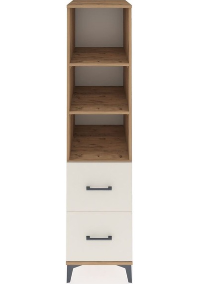 Kronos Dolap 3 Raflı 2 Çekmeceli 44x59x182 Çam-aytaşı Çam