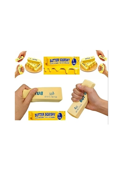 Tereyağ Squish Butter Sukuşi Oyuncak Yumuşak Sıkılabilir Squishy - 1 Adet