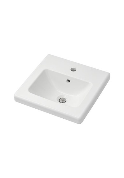 Ikea Tvällen Lavabo, Beyaz, 44x43x5 Cm