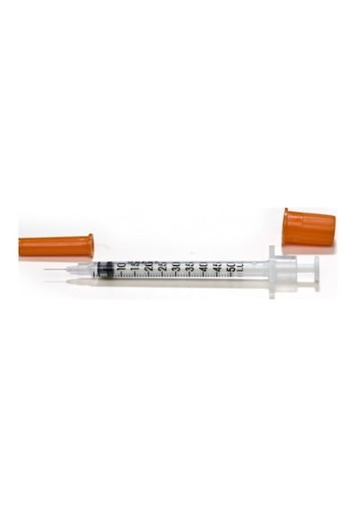 0.5 Ml Süper İnsülin Enjektörü 100'Lük