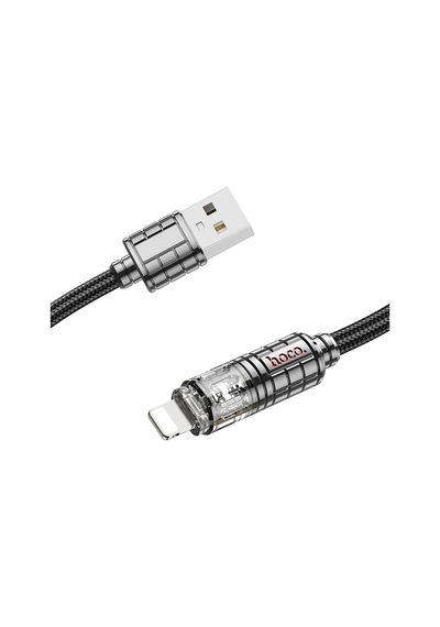 Hoco U122 Kristal Uç 2.4a Usb To  Lightning Hızlı Data Ve