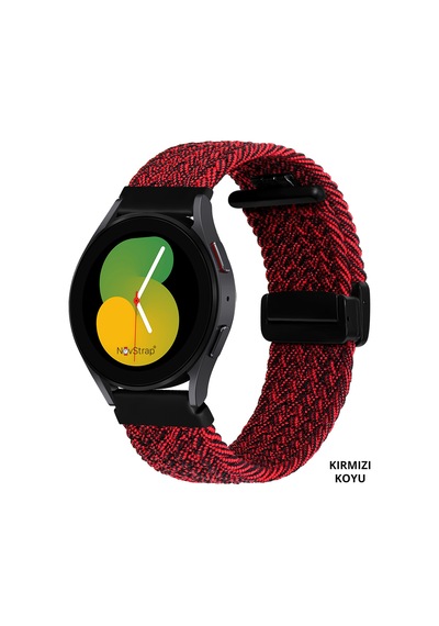 Novstrap Amazfit Gtr 3-gtr 3 Pro-gtr 2-gtr 2e-gtr 47mm Uyumlu Kordon 22mm Flexible Magnet Tokalı