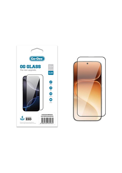 Honor 600 5g Go Des Og Glass Antistatik Temperli Cam Ekran Koruyucu Şeffaf