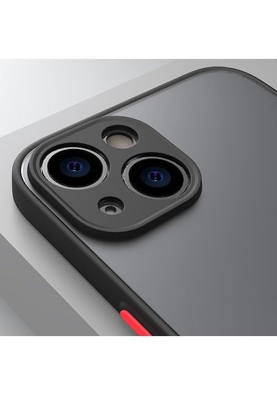 Realme 12 Lite Kılıf Sade Mat Görünümlü Vulcan Silikon Kapak Siyah