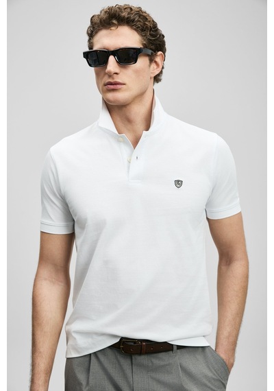 Lufian Laon Erkek Polo Yaka T-shirt 111040230 Beyaz