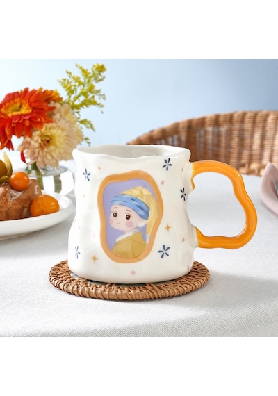 Karaca Canvas Sarı Kupa 380 Ml