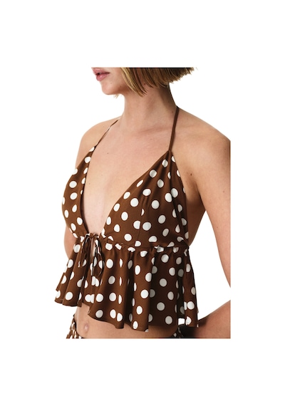 Penti Polka Dot Frill Bikini Üstü