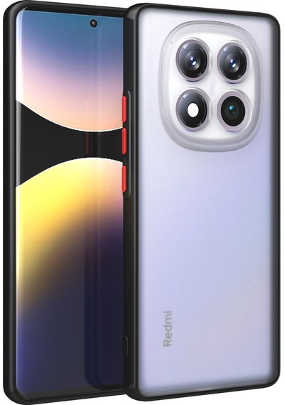 Newface Xiaomi Redmi Note 14 Pro Plus Kılıf Montreal Silikon Kapak - Siyah Siyah