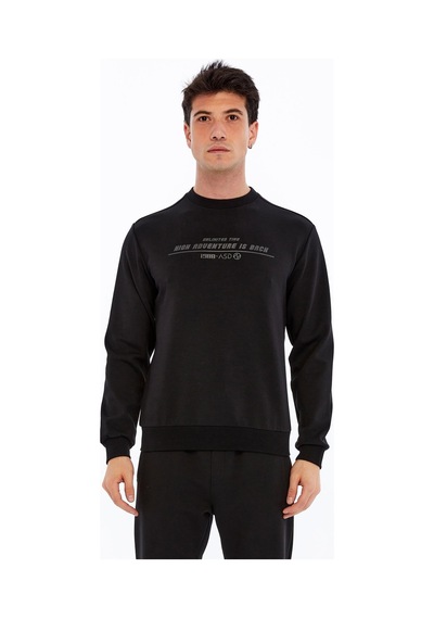 AR-MA Arma Erkek Slim Fit Sweatshirt Yazı Baskılı, Scuba Interlok, Bisiklet Yaka, Basic K30124685502 Siyah AR-MA Arma Erkek Slim Fit Sweatshirt Yazı Baskılı, Scuba Interlok, Bisiklet Yaka, Basic K30124685502 Siyah