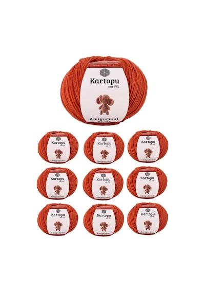 10 Adet Amigurumi El Örgü İpi 50gr 269
