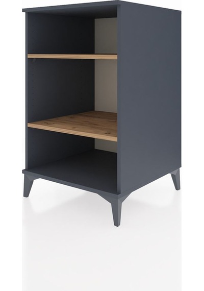 Kronos Komodin 2 Raflı 60x59x96 Antrasit-çam Antrasit