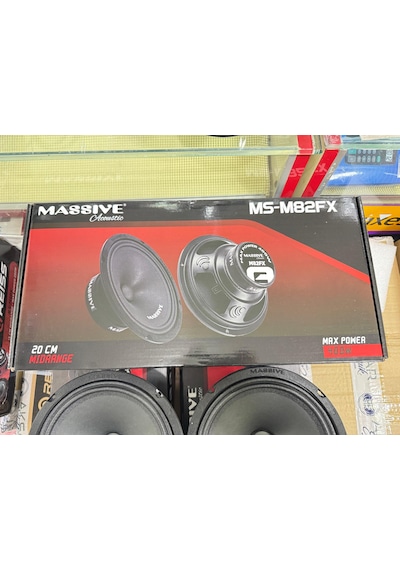 Ms-m82fx 20 Cm Oto Midrange Hoparlör Deprem Serisi Çifti 800w-300