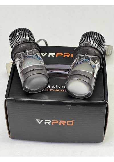 Vr Pro H4 Grand Lens Mercek Yüksek Işık Şimşek Etkili 12v 24v