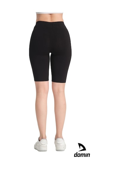 Hnc Sport Kadın Siyah Yüksek Kalite Kısa Toparlayıcı Modal Spor Tayt