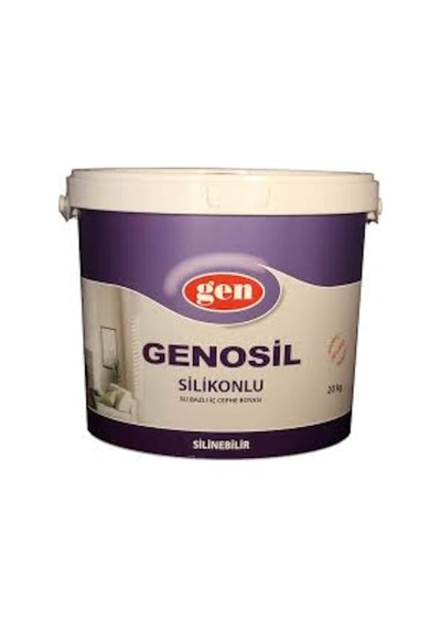 Genosil Slikonlu Tam Mat Siyah Duvar Boyası 20 Kg Genosil Slikonlu Tam Mat Siyah Duvar Boyası 20 Kg