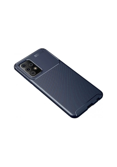 Newface Samsung Galaxy A72 Kılıf Auto Focus Karbon Kapak - Lacivert