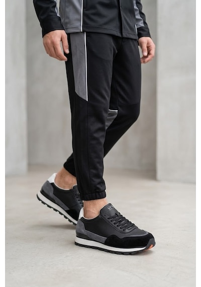 Lufian 111230302 Leo Erkek Hakiki Deri Klasik Sneaker Siyah