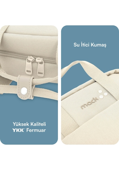 Mack Mce-1524 15.6 Nova Eco Notebook Sırt Çantası Latte siyah