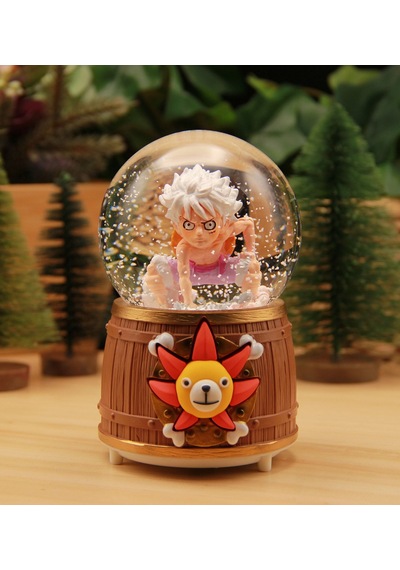 Anime One Piece Işıklı Ve Müzikli Kar Küresi Büyük Boy - A