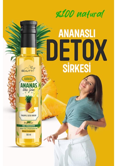 Perarise Ananas Destek Özel Karışım En Etkili Lezzet Organik Sirkesi
