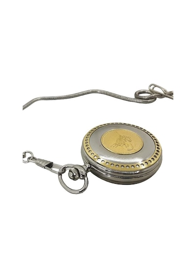 Çılgıntrend Osmanlı Tuğra Kabartmalı İsim Yazılabilir 47 MM Retro Köstekli Cep Saati