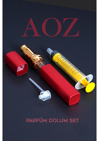 Kırmızı Parfüm Dolum Seti Doldurulabilir Mini Parfüm Şişesi Cep Parfüm Şişesi Taşınabilir Parfüm Şişesi 12ml