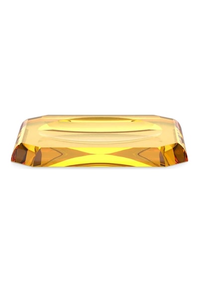 Kristall Sabunluk/tepsi, 23x13cm - Amber