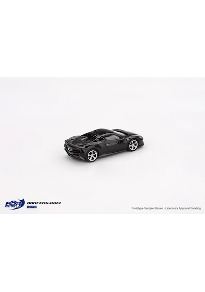 Mini Gt 1/64 Bbr: Ferrari 296 Gtb Nero Daytona Çok Renkli