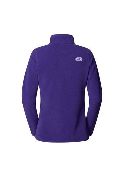 The North Face W 100 Glacıer Kadın Yarım Fermuar Polar Nf0a855mnl41 Eflatun