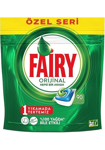 Fairy Hepsi 1 Arada 90 Tablet Yeşil