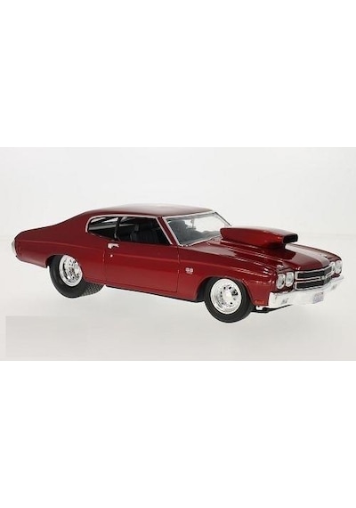 Welly 1970 Chevrolet Chevelle Pro Street Kırmızı 1 18 Model Araba