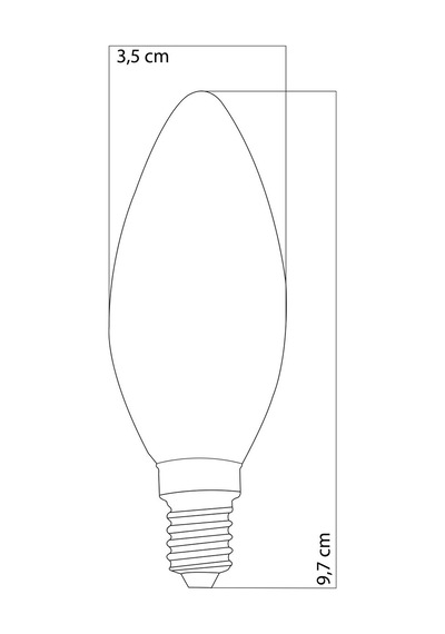 Heka Rustik Led Ampul 6w 3000k E14 Gün Işığı