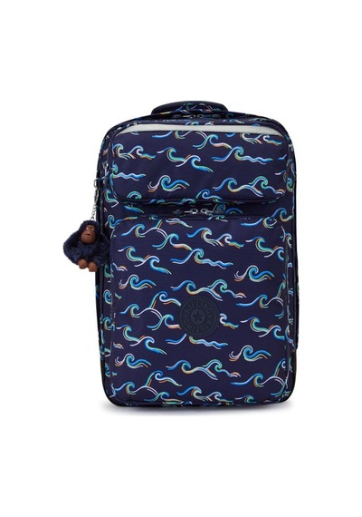 Kipling Kıplıng Scotty Büyük Boy Sırt Çantası Desenli Fun Ocean Prt Gri