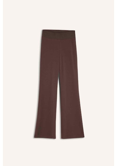 Defacto - Flare Fit Ribana Pantolon E0628AX25SP Kahve