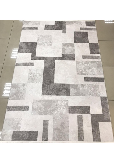 Merinos Halı Vista 76585 096 Serisi Triko Akrilik Salon Oturma Yatak Odası Halısı Gri