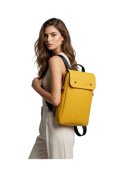 Brandsmiths Mustard Hardal Dock Structured Sırt Çantası Sarı