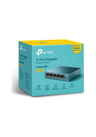 Ls105g 5 Port Gıgabıt Metal Kasa Swıtch