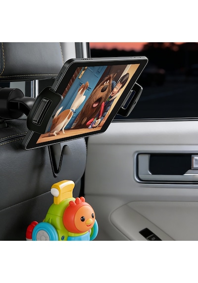 Go Des Gd-hd257 2in1 Askılıklı Araç İçi Telefon Ve Tablet Tutucu Siyah