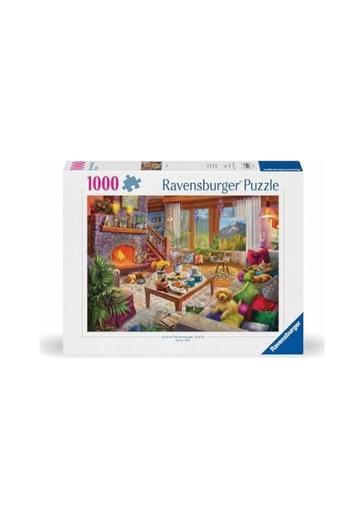 , 1000p Puzzle Huzurlu Oturma Odası, Yetişkin Puzzle