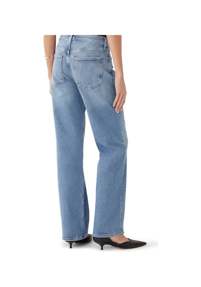 Agolde Modern Kesim Rahat Kot Pantolon Mavi