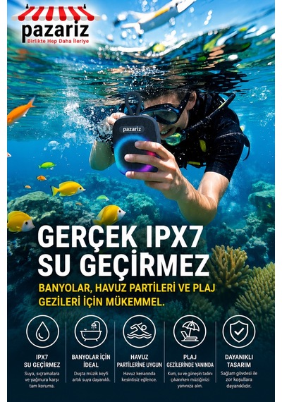 Wıreless Bluetooth Portable Speaker Bs-296 8w Rgb Kablosuz Hoparlör Scooter Ve Bisiklet Uyumlu Bluetooth Hoparlör Taşınabilir Şarjlı Rgb Işıklı 1800 Mah Ipx7 Su Geçirmezlik Dış Mekan Hoparlör Wıreless Bluetooth Portable Speaker Bs-296 8w Rgb Kablosuz Hoparlör Scooter Ve Bisiklet Uyumlu Bluetooth Hoparlör Taşınabilir Şarjlı Rgb Işıklı 1800 Mah Ipx7 Su Geçirmezlik Dış Mekan Hoparlör