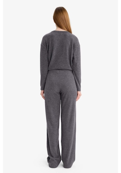 Defacto Straight Fit Düz Paça Selanik Kumaş Pantolon E9910ax25wnar169 Antrasit-ar169