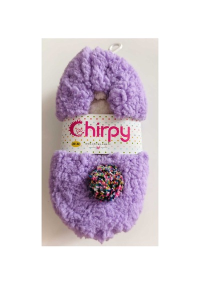 Chirpy My Baby Kumsal Değişik Renk Ve Görseller İle Kaymaz Taban Çocuk Ev Patikleri. Lila Lila
