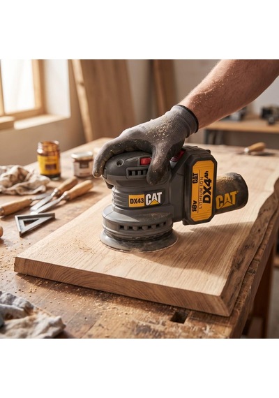 Cat Dx43b 18volt 125mm Kömürsüz Devir Ayarlı Profesyonel Eksantrik Zımpara Akü Dahil Değildir