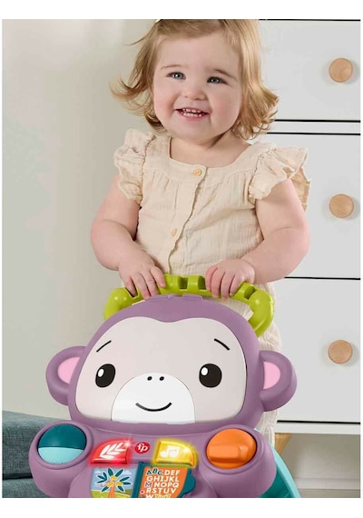 Fisher-price Benimle Öğren Mor Maymun Yürüteç Jgw94